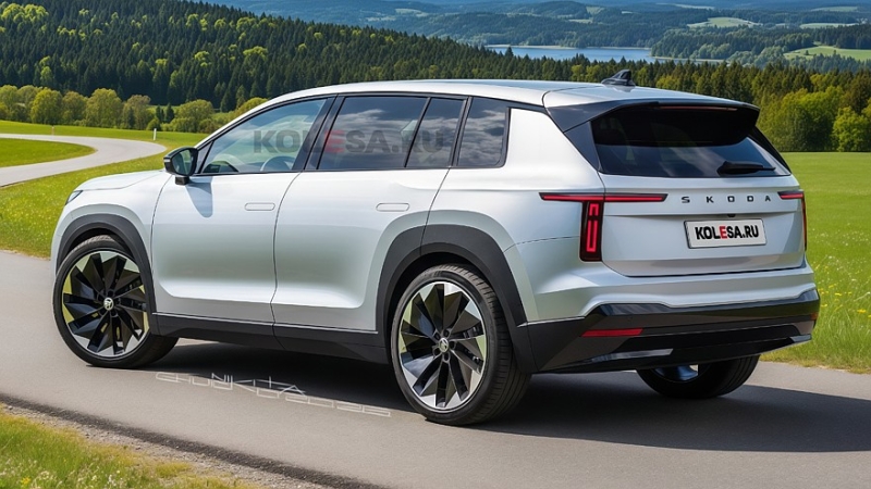 Новый флагманский кроссовер Skoda Peaq: первые изображения