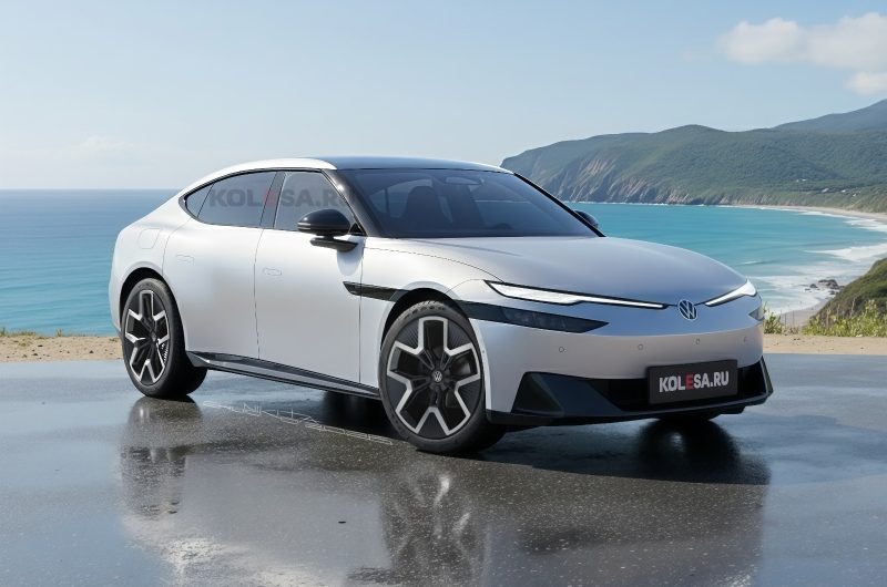 Новый седан Volkswagen на базе Xpeng: первые изображения