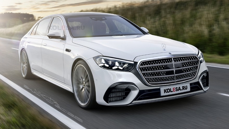 Рестайлинг Mercedes-Benz S-класса (W223): новые изображения