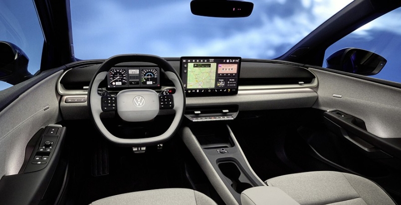 Volkswagen рассекретил салон ID. Polo: физические кнопки и пара небольших дисплеев