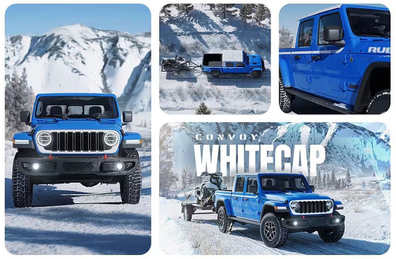 Jeep Gladiator обзавёлся олдскульной двухцветной версией Whitecap