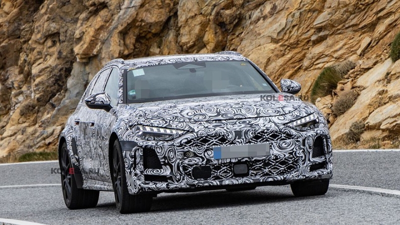 Новый спортивный универсал Audi RS 5 Avant показался на первом официальном фото