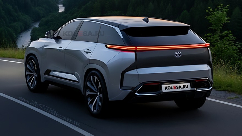 Новый трёхрядный кроссовер Toyota: первые изображения
