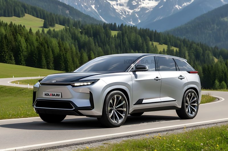 Новый трёхрядный кроссовер Toyota: первые изображения