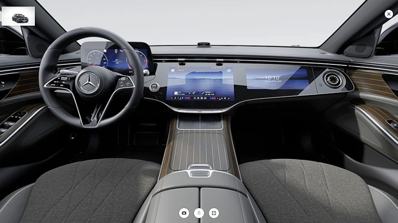 Обновлённый Mercedes-Benz S-Class: смотрим базовую комплектацию с тканевым салоном