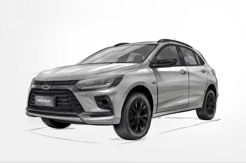 Chevrolet готовит хэтчбек Onix Activ: внешность раскрыта на первых эскизах