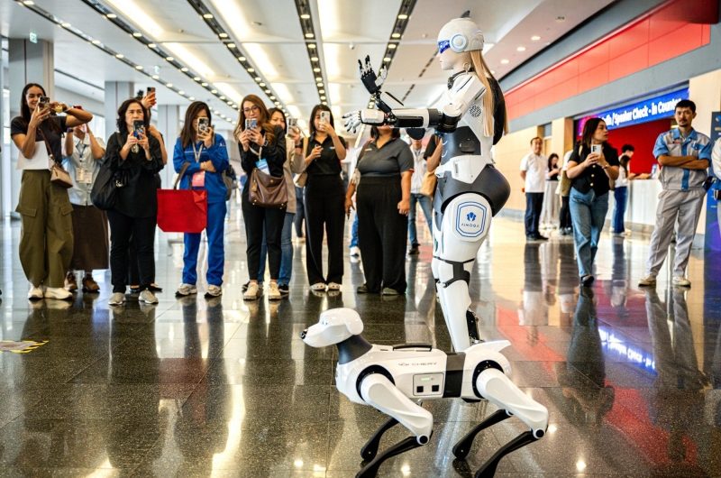 Omoda, Jaecoo и AiMOGA представили роботов на Automation Thailand 2026
