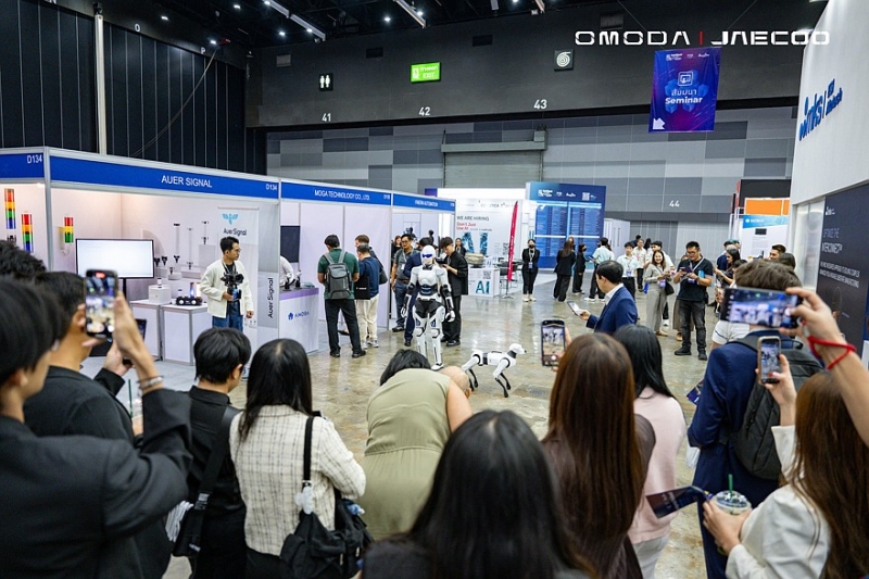 Omoda, Jaecoo и AiMOGA представили роботов на Automation Thailand 2026