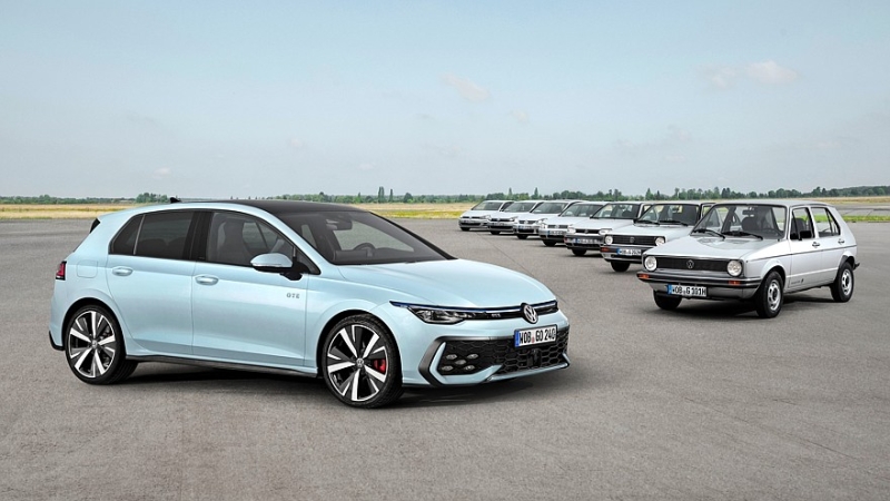 Первое изображение Volkswagen Golf девятого поколения: то же яйцо, только в профиль
