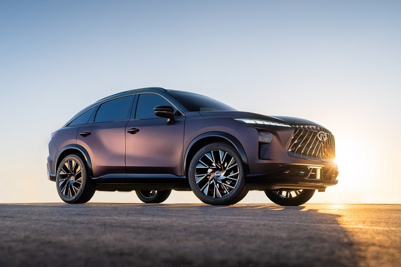 Серийный Infiniti QX65, вдохновлённый Infiniti FX: первые официальные кадры и дата премьеры