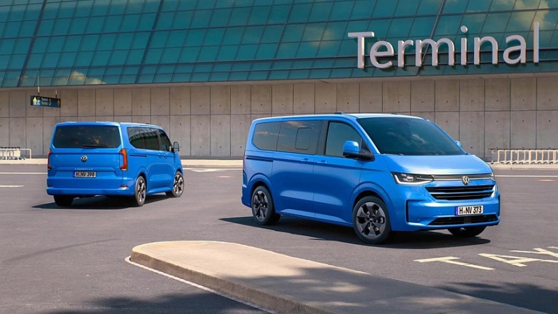 Volkswagen подготовил Transporter Kombi и Caravelle для работы в такси
