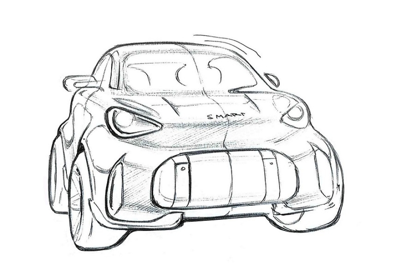 Кроху smart #2 показали на официальных изображениях