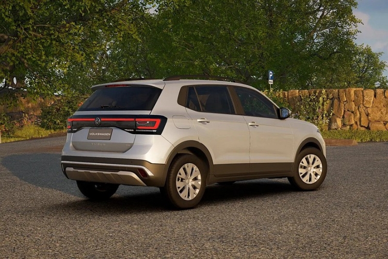 Рестайлинговый кроссовер Volkswagen Taigun: более солидный облик и новая коробка