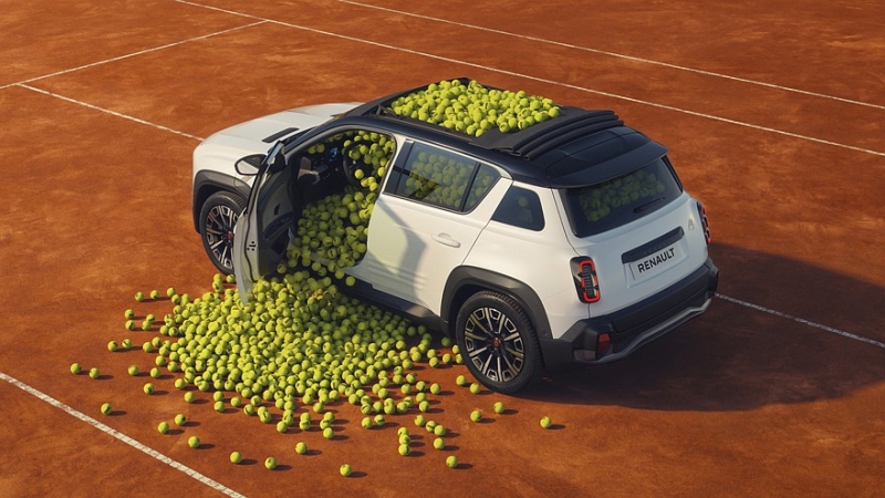 Вдохновлённый чемпионатом Франции по теннису: представлен Renault 4 Roland-Garros