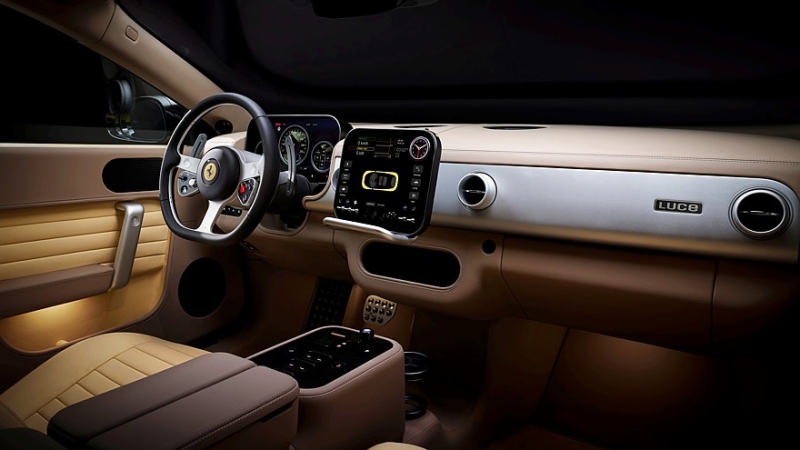 Электрический лифтбек Ferrari Luce: шок-дизайн, 4 мотора, 1050 л.с. и 2,5 с до &laquo;сотни&raquo;