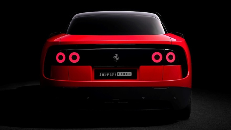 Электрический лифтбек Ferrari Luce: шок-дизайн, 4 мотора, 1050 л.с. и 2,5 с до &laquo;сотни&raquo;