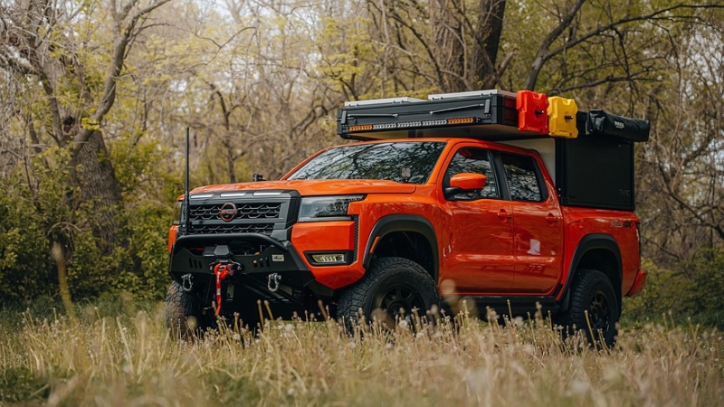 Пикап Nissan Frontier превратился в дом для автопутешественников