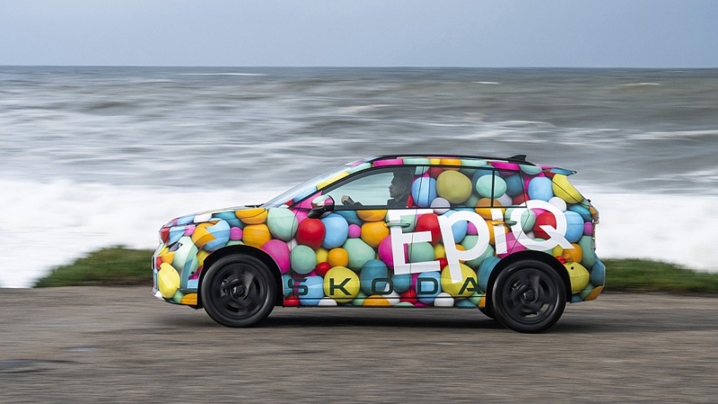 Skoda показала интерьер нового кроссовера Epiq на первых эскизах
