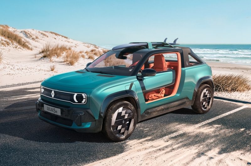 Тепло и ещё теплее: кроссовер Renault 4 превратился в пляжный автомобиль JP4x4