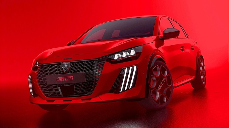 Серийный хот-хэтч Peugeot E-208 GTi: раскрыты внешность и салон