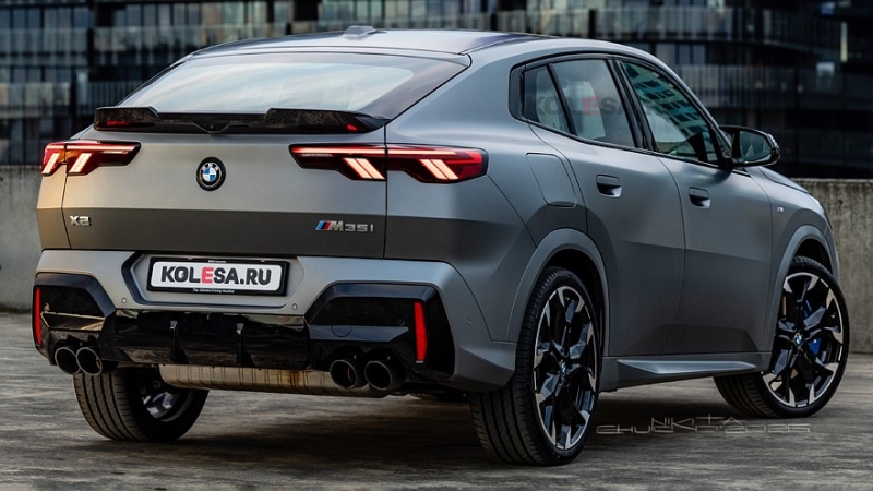 Обновлённый BMW X2: первые изображения