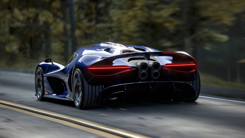 Bugatti Destrier: дорожный &laquo;боевой конь&raquo; на базе трекового суперкара Bugatti Bolide