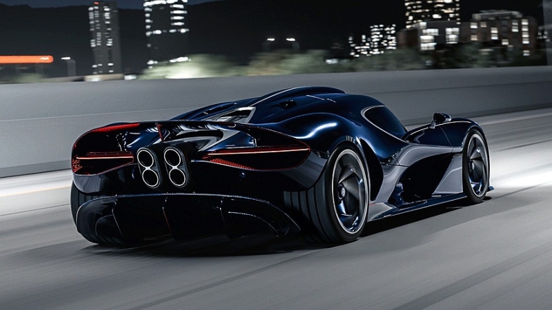 Bugatti Destrier: дорожный &laquo;боевой конь&raquo; на базе трекового суперкара Bugatti Bolide