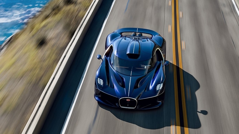 Bugatti Destrier: дорожный &laquo;боевой конь&raquo; на базе трекового суперкара Bugatti Bolide