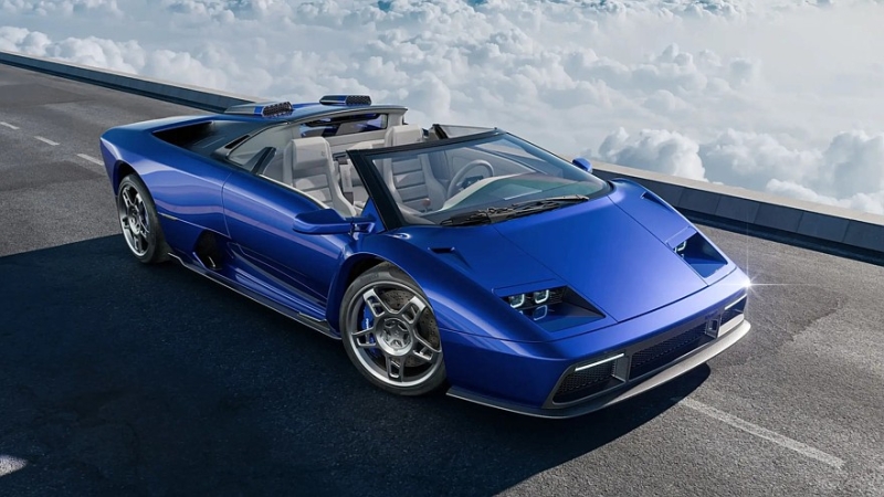 Eccentrica V12 Roadster: открытая версия рестомода на базе Lamborghini Diablo