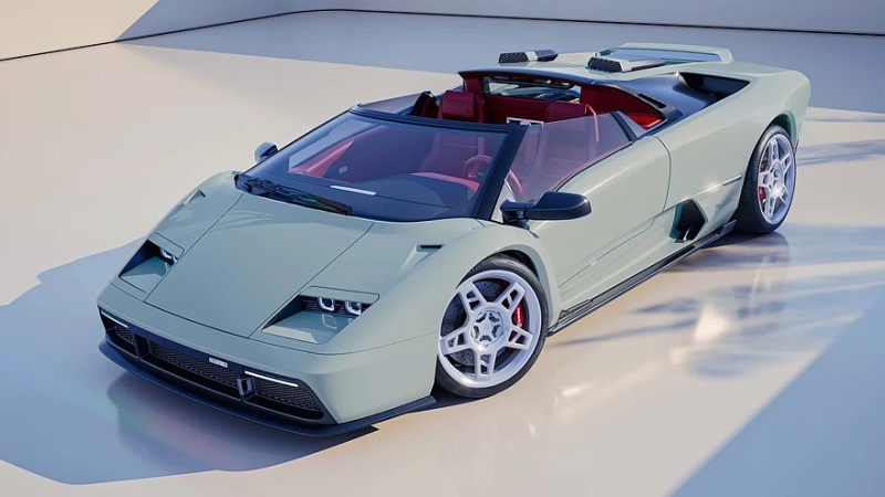 Eccentrica V12 Roadster: открытая версия рестомода на базе Lamborghini Diablo