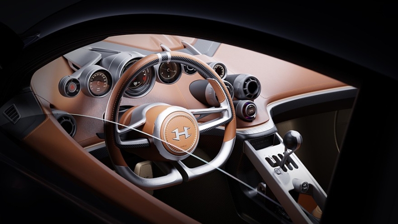 Hennessey Blackbird: аналоговый суперкар в авиационном стиле с атмосферным V8 и МКП