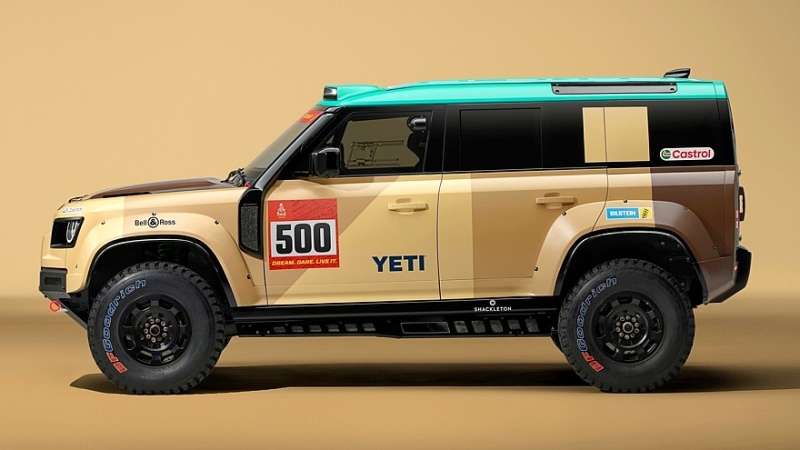 Land Rover готовит экстремальный Defender Dakar с 635-сильным V8 и &laquo;режимом полёта&raquo;