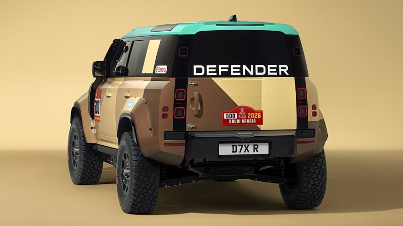 Land Rover готовит экстремальный Defender Dakar с 635-сильным V8 и &laquo;режимом полёта&raquo;