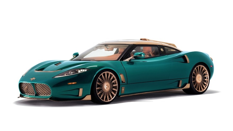 Spyker C8 Preliator XXV Coupe: узнаваемый дизайн, золотая отделка, мощный V8 и МКП