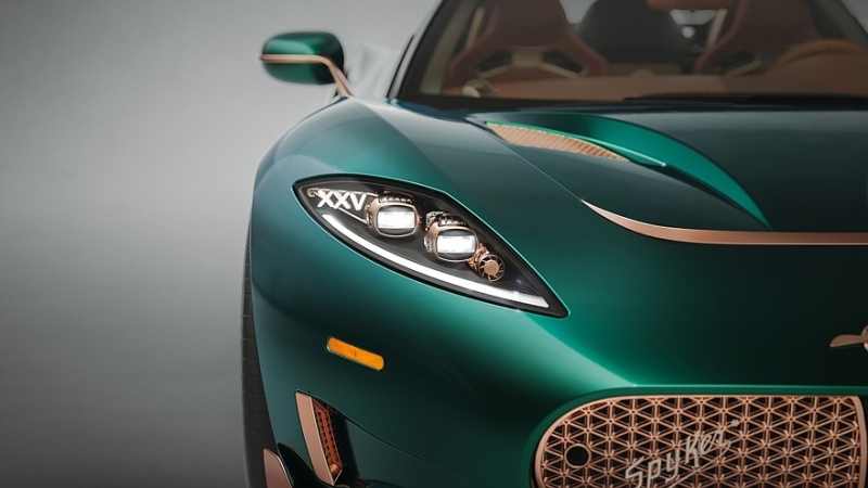 Spyker C8 Preliator XXV Coupe: узнаваемый дизайн, золотая отделка, мощный V8 и МКП
