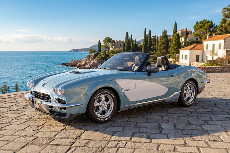 Родстер Mitsuoka LA1: вдохновлён классическим Chevrolet Corvette, сделан на базе Mazda MX-5