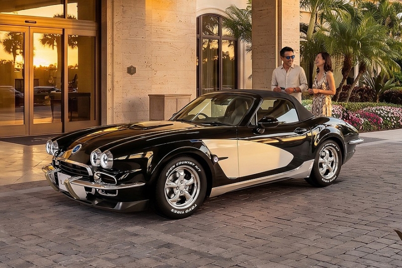 Родстер Mitsuoka LA1: вдохновлён классическим Chevrolet Corvette, сделан на базе Mazda MX-5