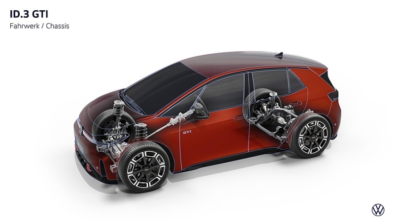 Volkswagen ID.3 GTX переименован в ID.3 GTI после рестайлинга. Техника не изменилась