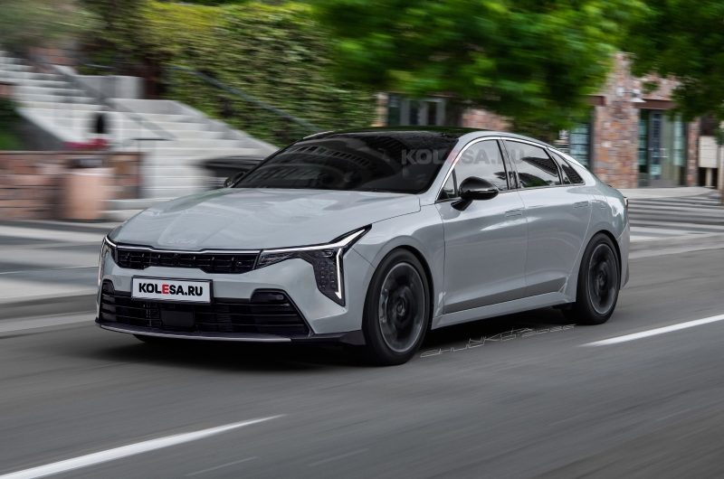 Второй рестайлинг Kia K5: первые изображения