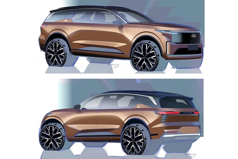 Обновлённый кроссовер Ford Edge L анонсирован официально, скоро премьера