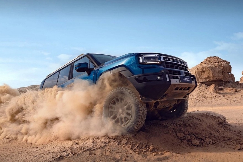 Большой рамный внедорожник Jetour G700 собрался в Россию