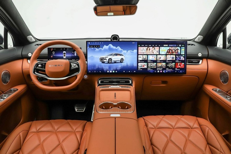 Флагманский кроссовер Chery Tiggo 9 получил новый интерьер после рестайлинга