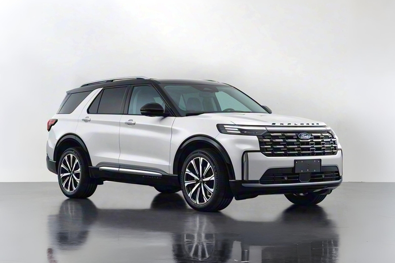 Ford Explorer для Китая: второй рестайлинг с «монобровью» и прежней техникой