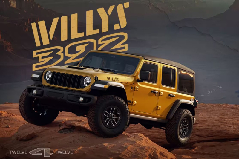 Jeep Wrangler получил новую спецверсию Willys 392 с мотором V8 Hemi