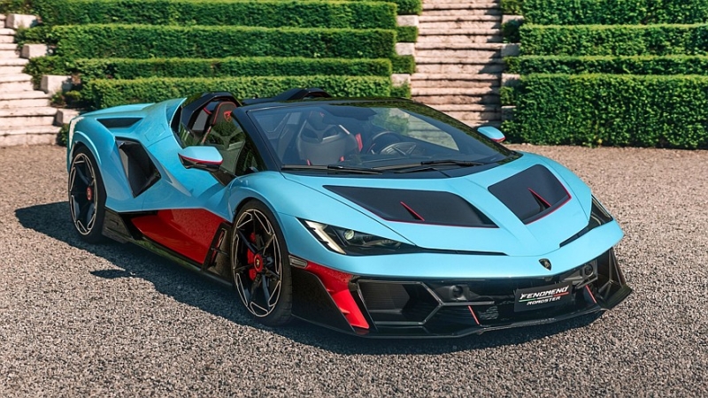 Lamborghini Fenomeno Roadster: космическая цена, ревущий V12 и никакой защиты от дождя