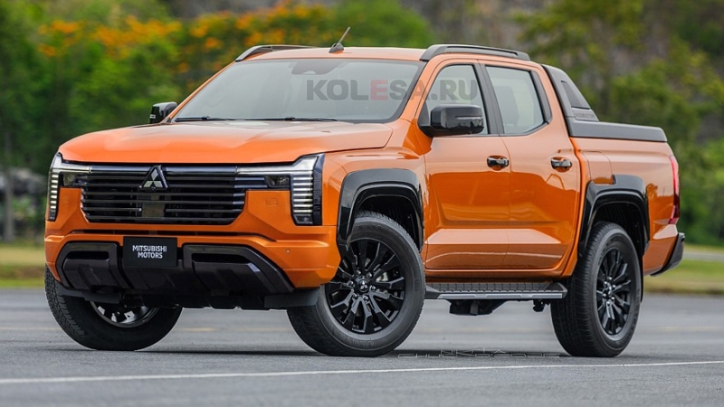 Обновлённый Mitsubishi L200: первые изображения