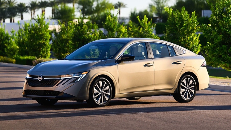 Седан Nissan Sentra слегка обновился и получил «затемнённую» версию
